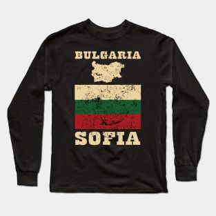 Flag of Bulgaria Long Sleeve T-Shirt